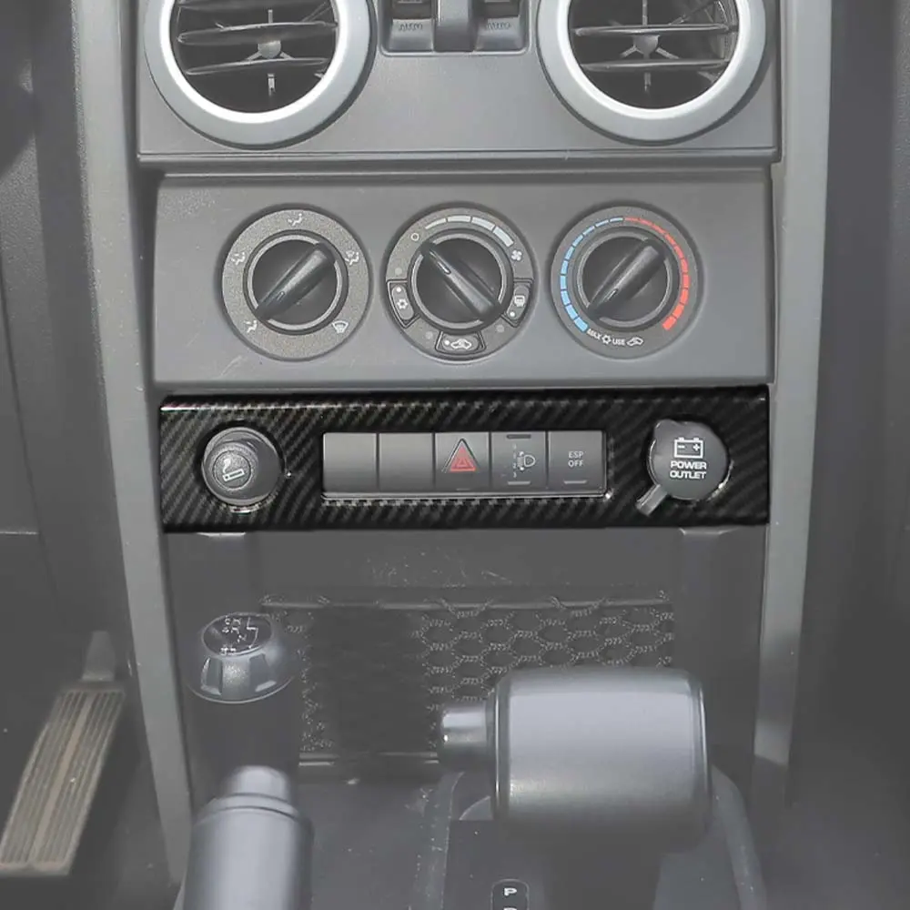 For 2007-2010 Jeep Wrangler JK JKU Cigarette Lighter Panel Trim Frame - Image 6