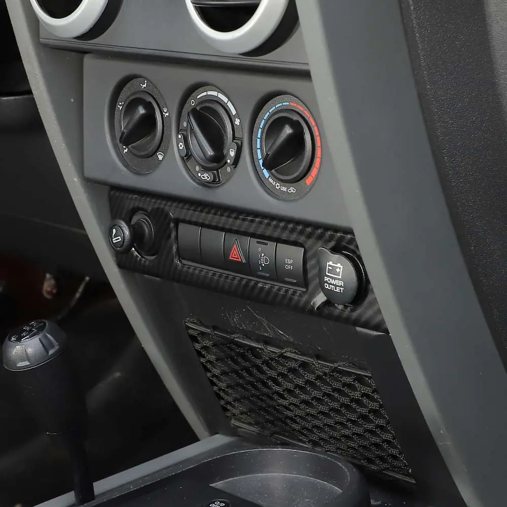 For 2007-2010 Jeep Wrangler JK JKU Cigarette Lighter Panel Trim Frame - Image 7