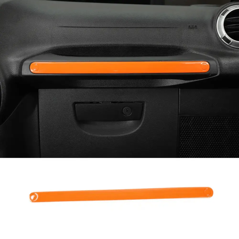 For 2011-2018 Jeep Wrangler JK JKU Co-Pilot Dashboard Handle Trim Strip - Image 15