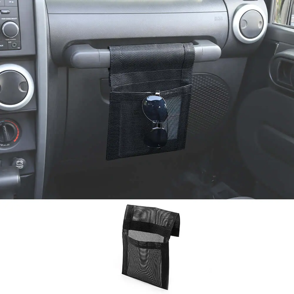 For Jeep Wrangler CJ YJ TJ JK JKU JL Co-Pilot Grab Bar Handle Hanging Storage Bags