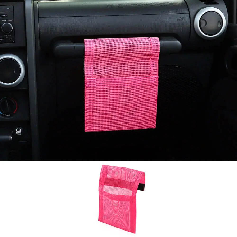 For Jeep Wrangler CJ YJ TJ JK JKU JL Co-Pilot Grab Bar Handle Hanging Storage Bags - Image 10