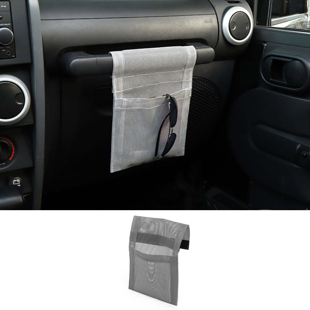 For Jeep Wrangler CJ YJ TJ JK JKU JL Co-Pilot Grab Bar Handle Hanging Storage Bags - Image 11
