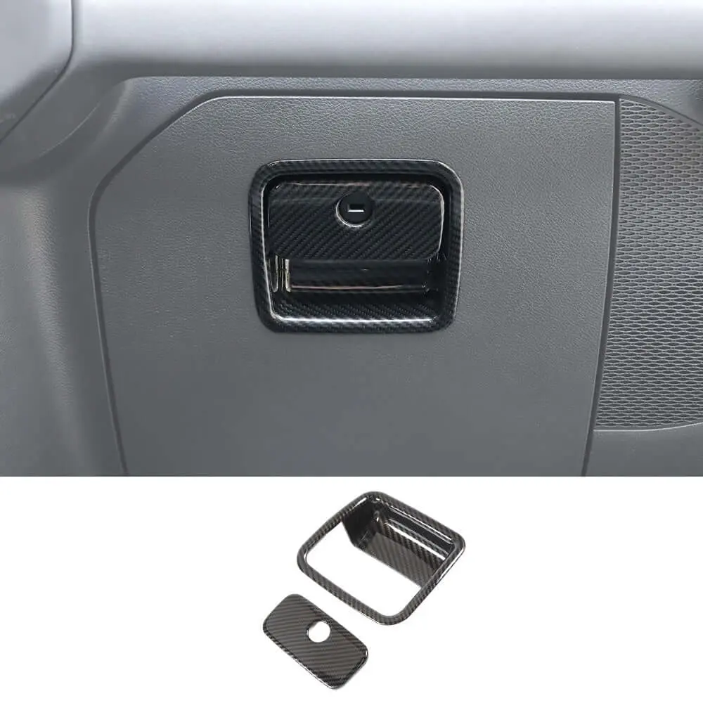 For 2018+ Jeep Wrangler JL JLU & Gladiator JT Co-Pilot Storage Glove Box Handle Cover Trim