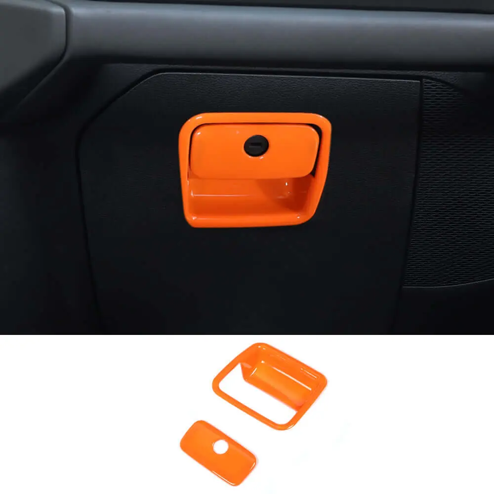 For 2018+ Jeep Wrangler JL JLU & Gladiator JT Co-Pilot Storage Glove Box Handle Cover Trim - Image 10