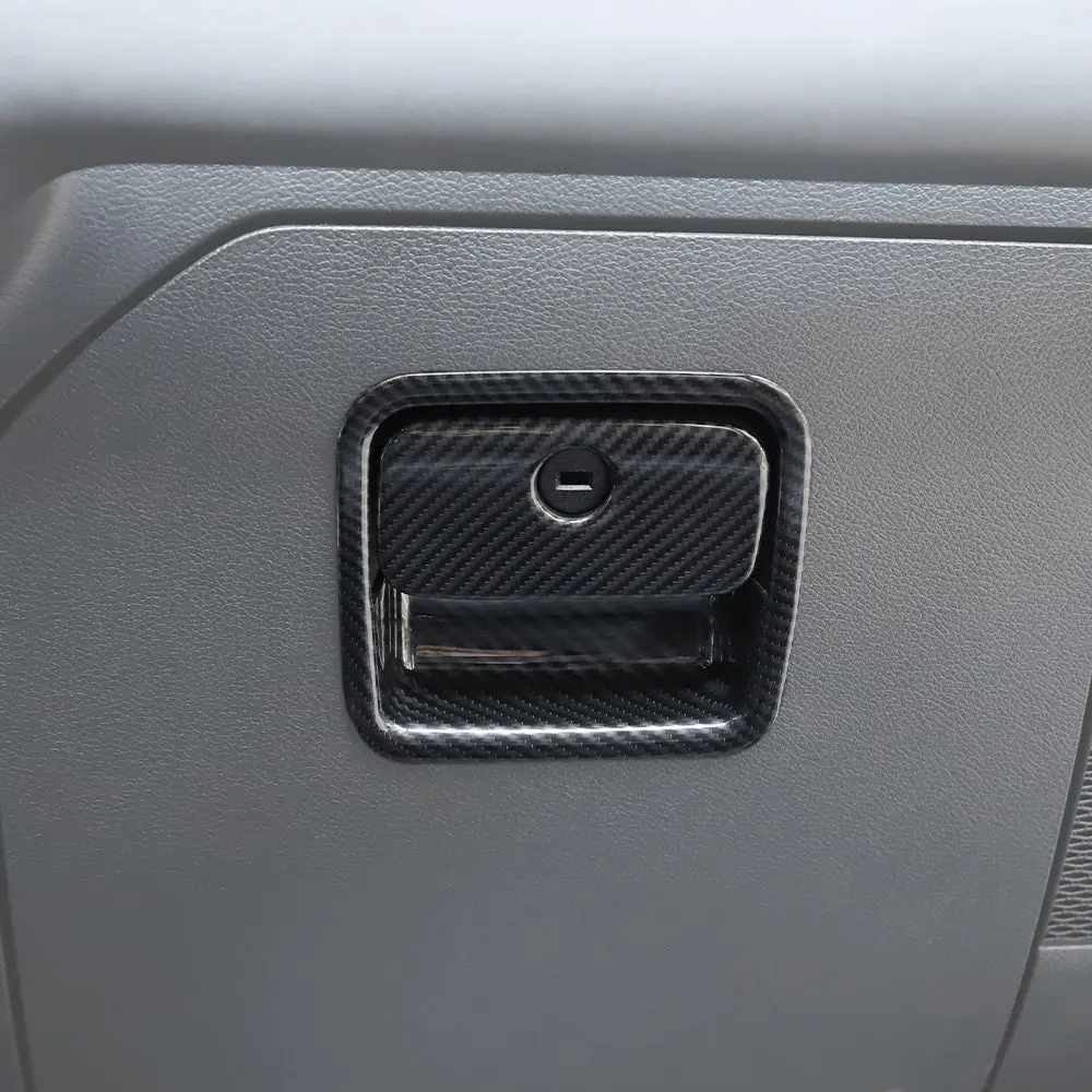 For 2018+ Jeep Wrangler JL JLU & Gladiator JT Co-Pilot Storage Glove Box Handle Cover Trim - Image 3