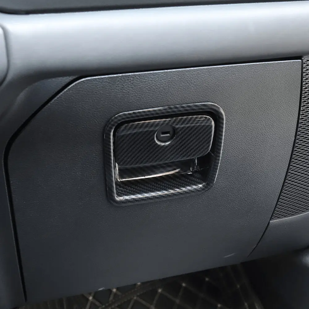 For 2018+ Jeep Wrangler JL JLU & Gladiator JT Co-Pilot Storage Glove Box Handle Cover Trim - Image 4