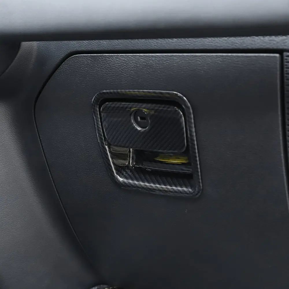 For 2018+ Jeep Wrangler JL JLU & Gladiator JT Co-Pilot Storage Glove Box Handle Cover Trim - Image 5