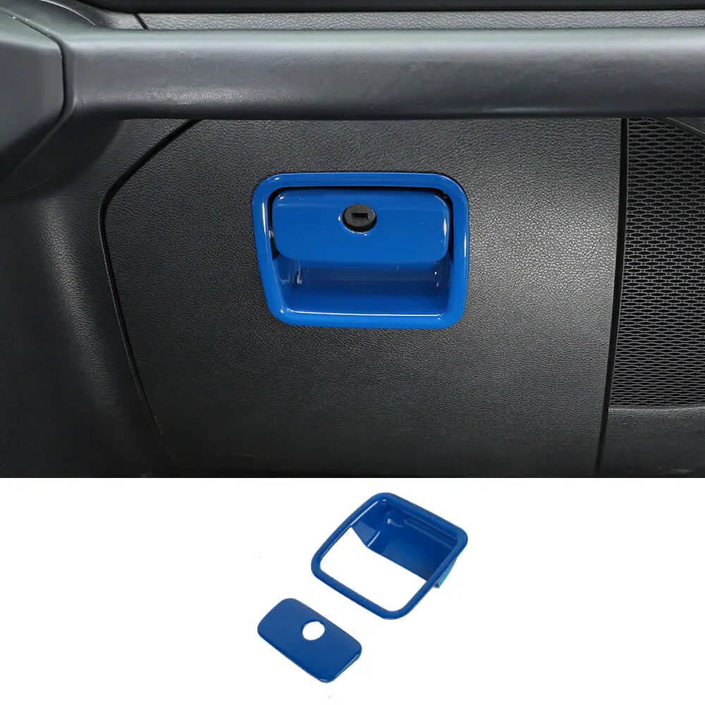 For 2018+ Jeep Wrangler JL JLU & Gladiator JT Co-Pilot Storage Glove Box Handle Cover Trim - Image 8