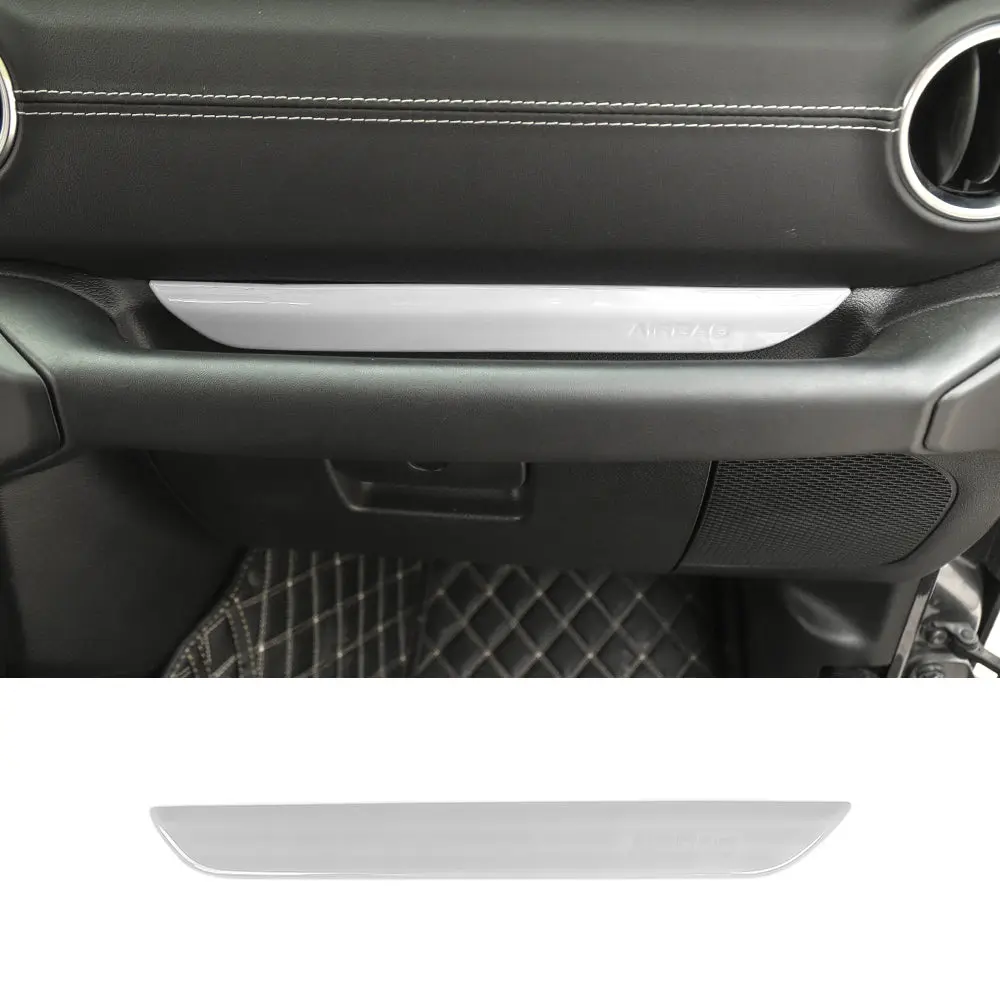 For 2018-2023 Jeep Wrangler JL/Gladiator JT Co-Pilot Inner Handle Strip Cover Trim - Image 9