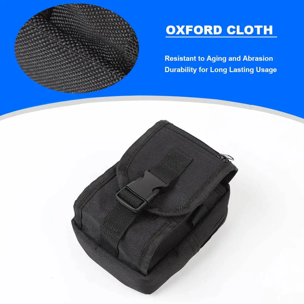 For 1997+ Jeep Wrangler YJ CJ TJ JK JL JT Co-Pilot Grab Bar Storage Bag Organizer Black - Image 5