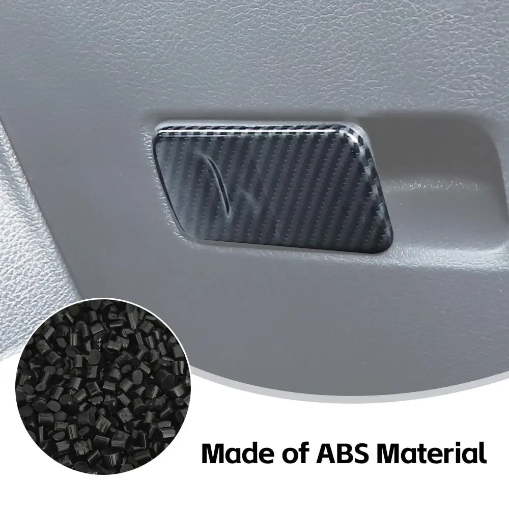 For 2015+ Jeep Renegade Co-Pilot Storage Glove Box Handle Cover Trim - Image 5