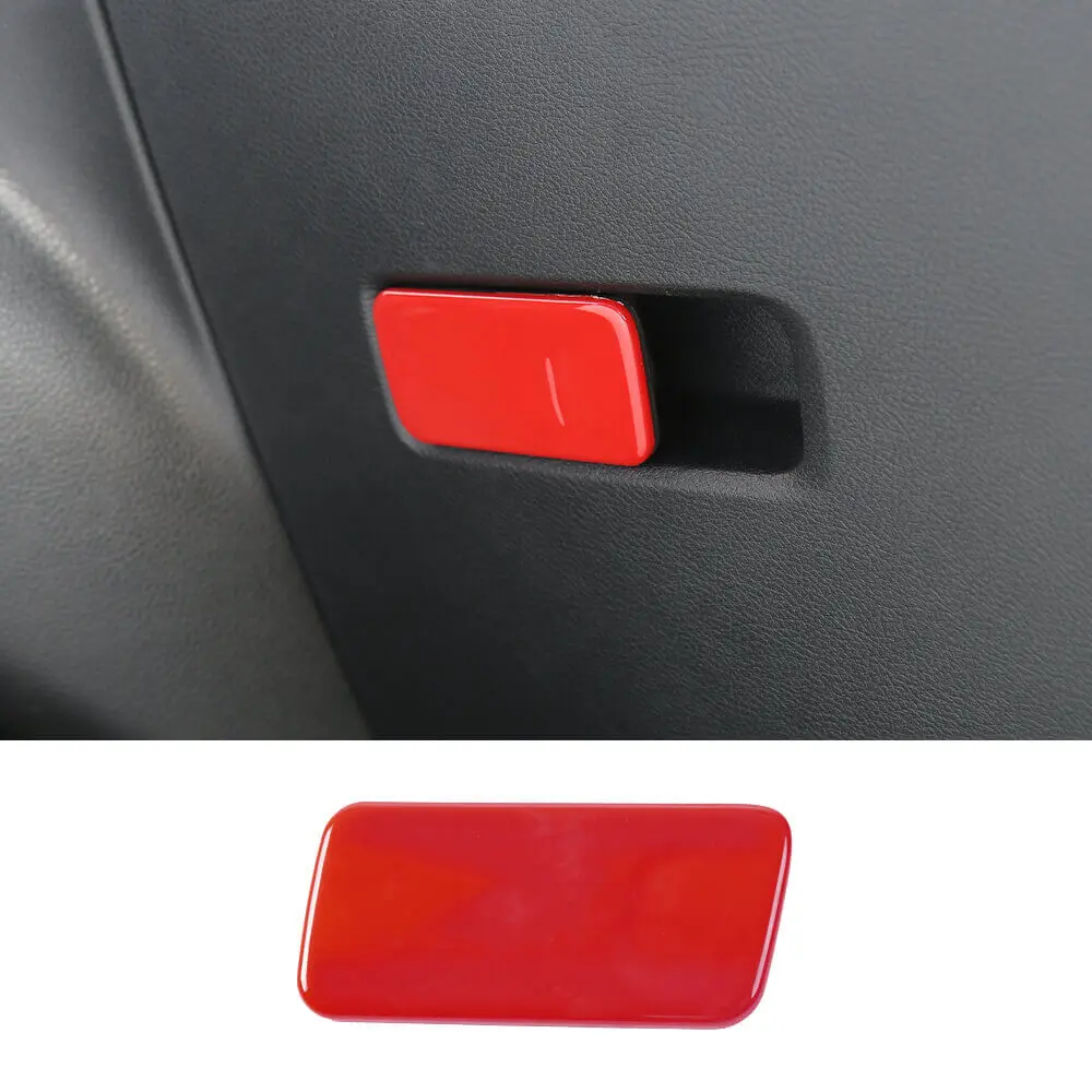 For 2015+ Jeep Renegade Co-Pilot Storage Glove Box Handle Cover Trim - Image 7