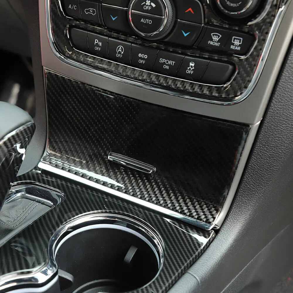 For 2014-2021 Jeep Grand Cherokee Console Center Storage Box Panel Decor Cover Trim - Image 3
