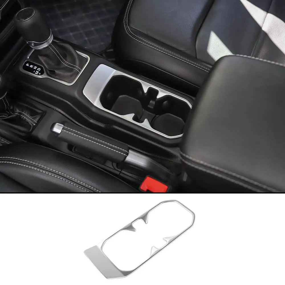 For 2018+ Jeep wangler JL JLU Gladiator JT Cup Holder Cover Frame Trim - Image 12