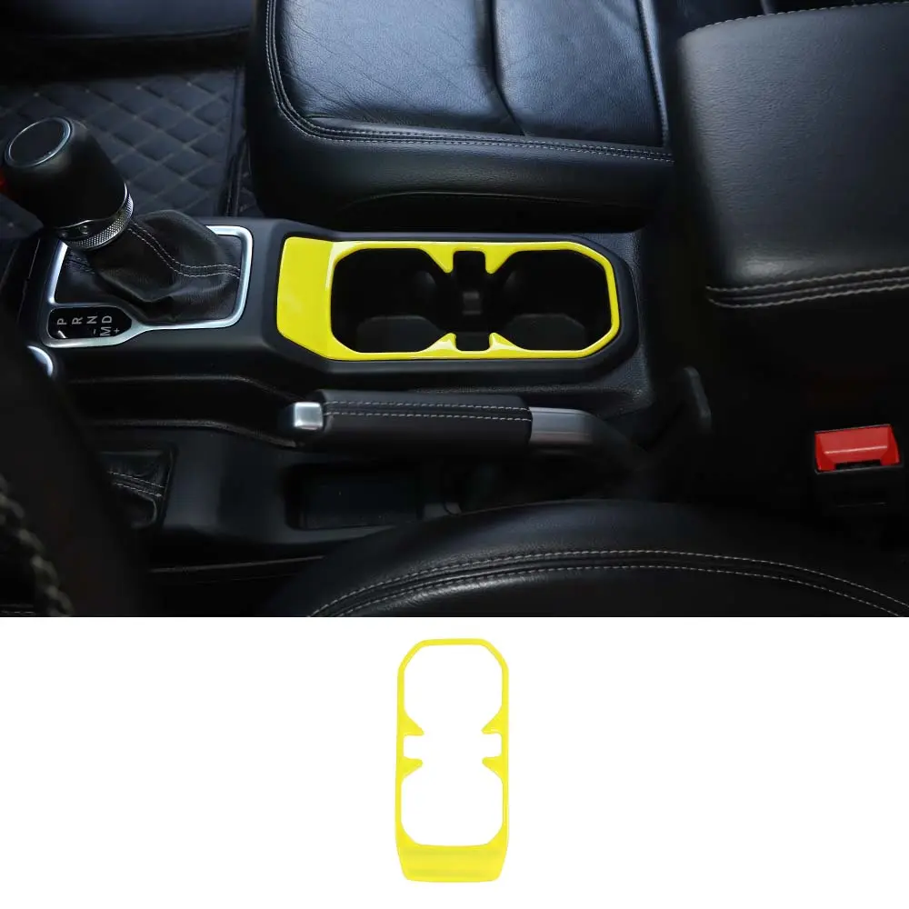 For 2018+ Jeep wangler JL JLU Gladiator JT Cup Holder Cover Frame Trim - Image 14