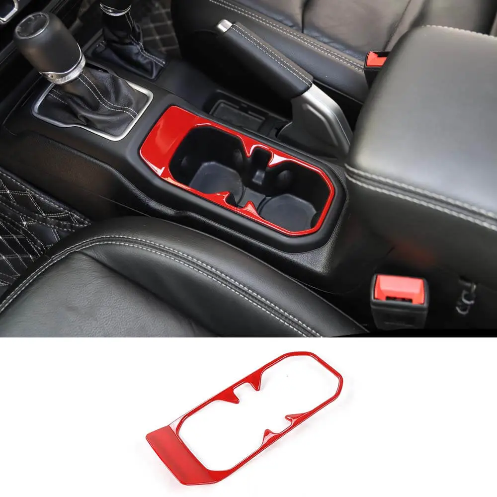 For 2018+ Jeep wangler JL JLU Gladiator JT Cup Holder Cover Frame Trim - Image 15