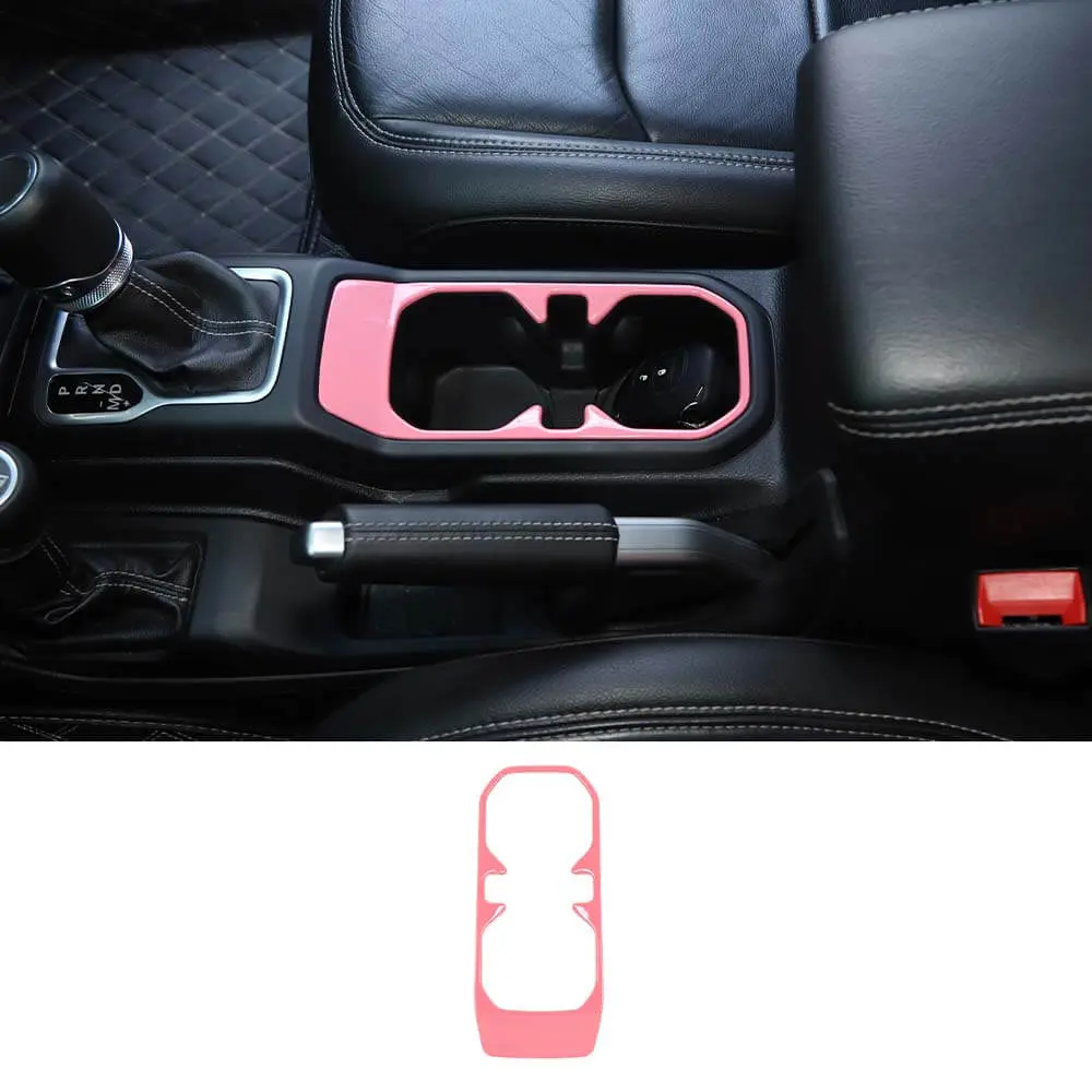 For 2018+ Jeep wangler JL JLU Gladiator JT Cup Holder Cover Frame Trim - Image 17