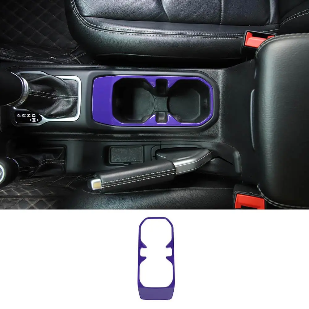 For 2018+ Jeep wangler JL JLU Gladiator JT Cup Holder Cover Frame Trim - Image 21