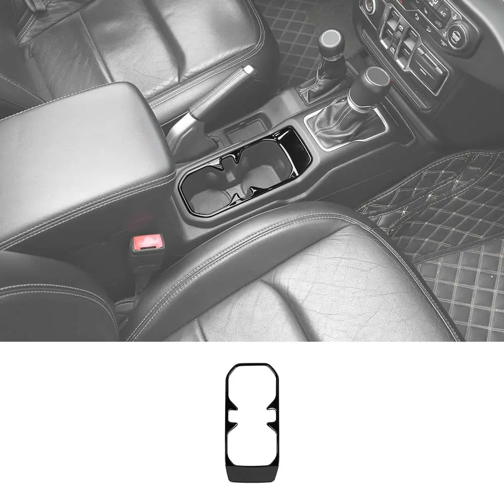 For 2018+ Jeep wangler JL JLU Gladiator JT Cup Holder Cover Frame Trim - Image 22