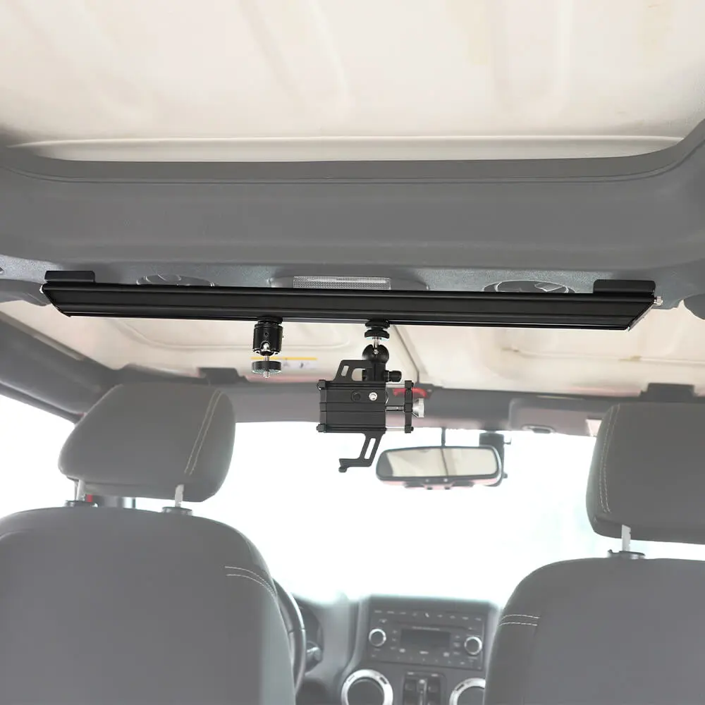For 2011-2018 Jeep Wrangler JK JKU Dash Camera & Phone Holder Mount Stand - Image 5