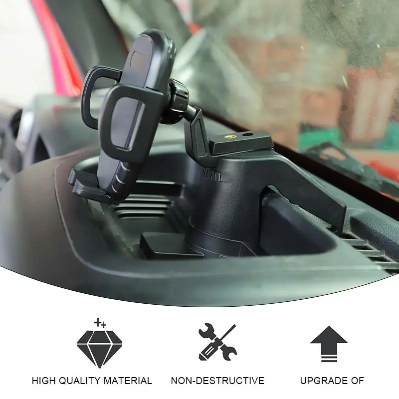 For 2012-2018 Jeep Wrangler JK Dash Tray With Phone Holder Storage Box - Image 6