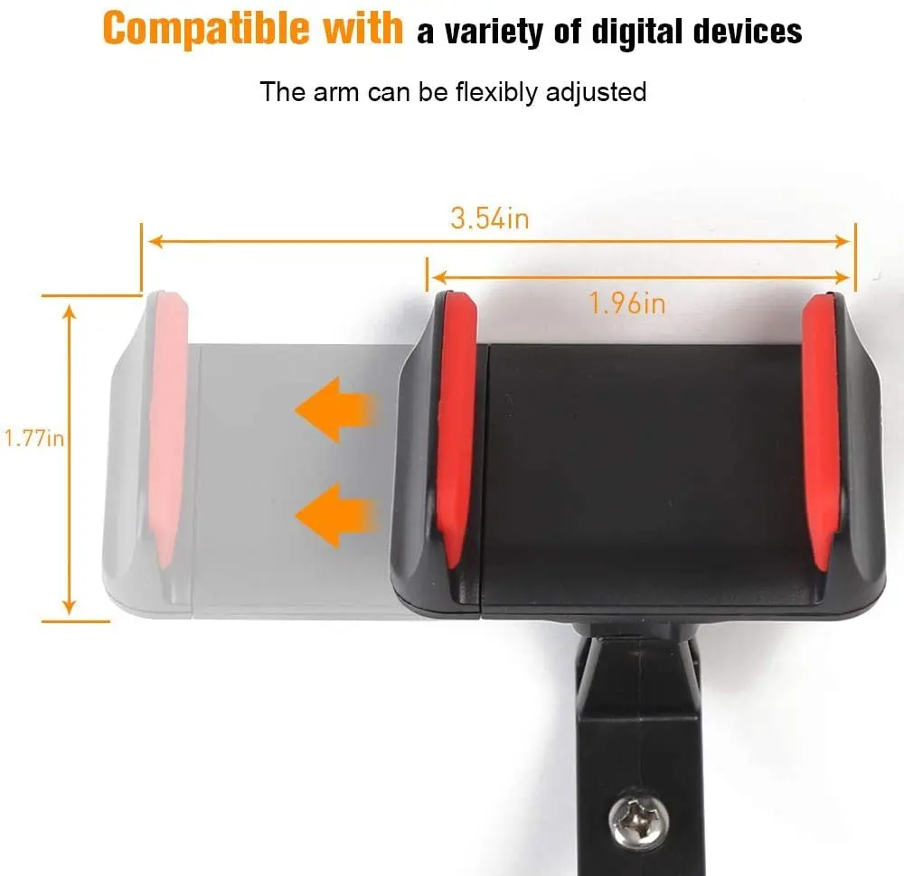 For 2011-2021 Jeep Grand Cherokee WK2 Dash Phone Holder with Storage Tray, Phone Bracket Organizer - Image 3