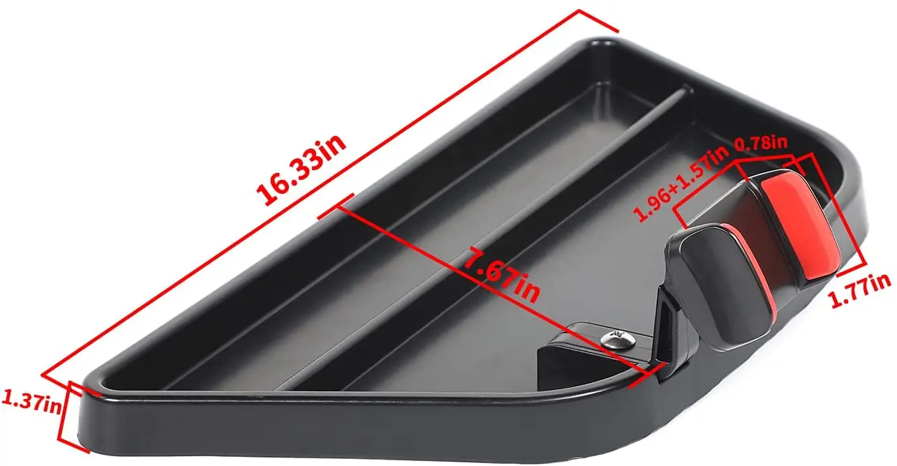 For 2011-2021 Jeep Grand Cherokee WK2 Dash Phone Holder with Storage Tray, Phone Bracket Organizer - Image 6