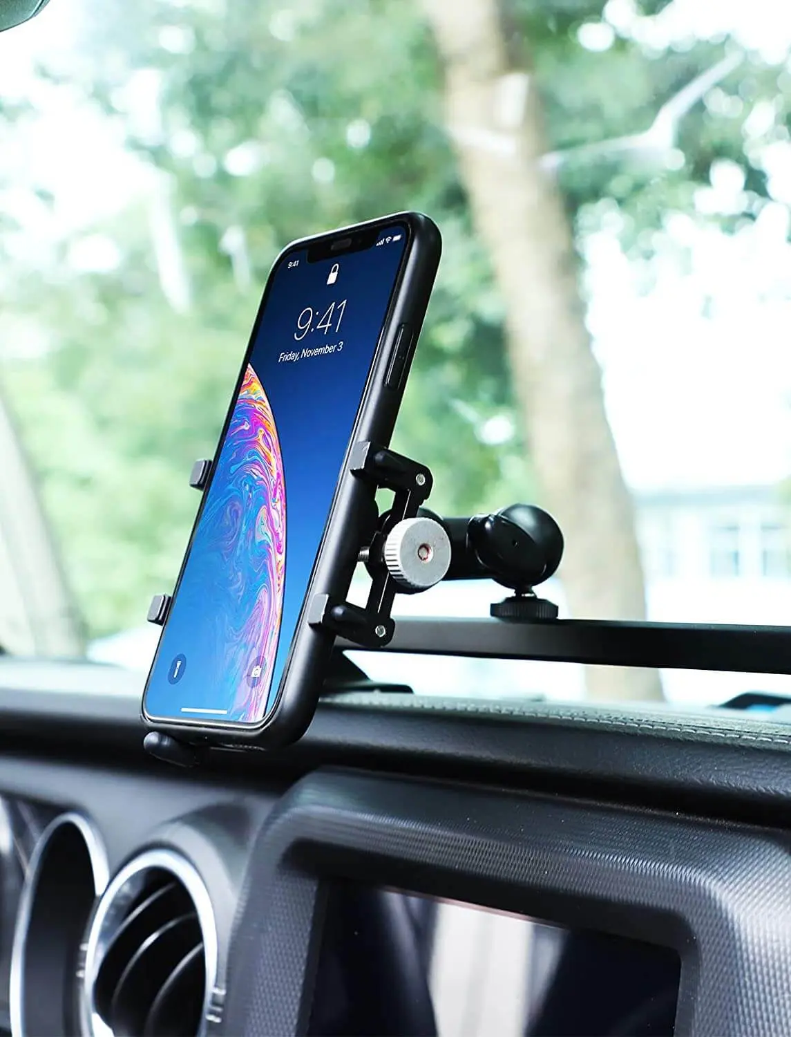 For 2018-2023 Jeep Wrangler JL JLU & Gladiator JT Dash Phone Holder Mount - Image 3