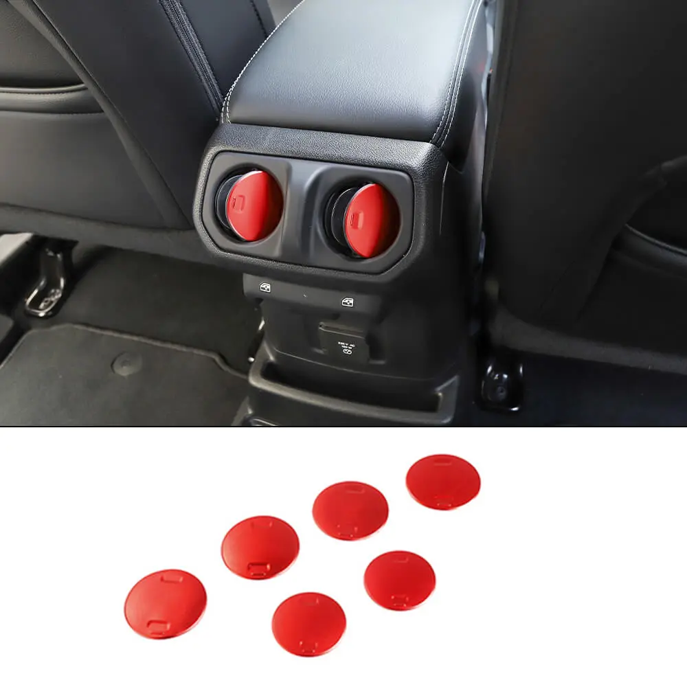 For 2018+ Jeep Wrangler JL Gladiator JT Dashboard & Armrest Box Air Condition Vent Cover Trim