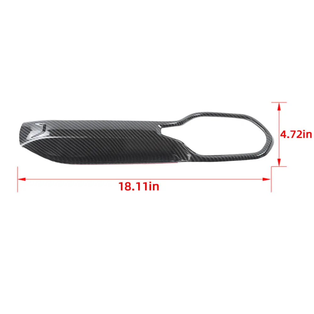 For 2015+ Jeep Renegade Co-Pilot Grab Bar Handle Storage Box Trim - Image 8