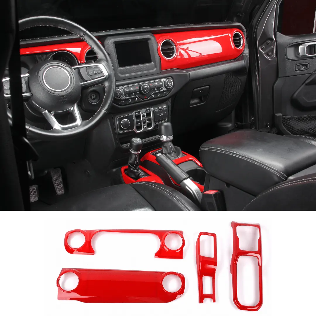 For 2018-2023 Jeep Wrangler JL & Gladiator JT Dashboard Gear Shift Panel Trim Cover