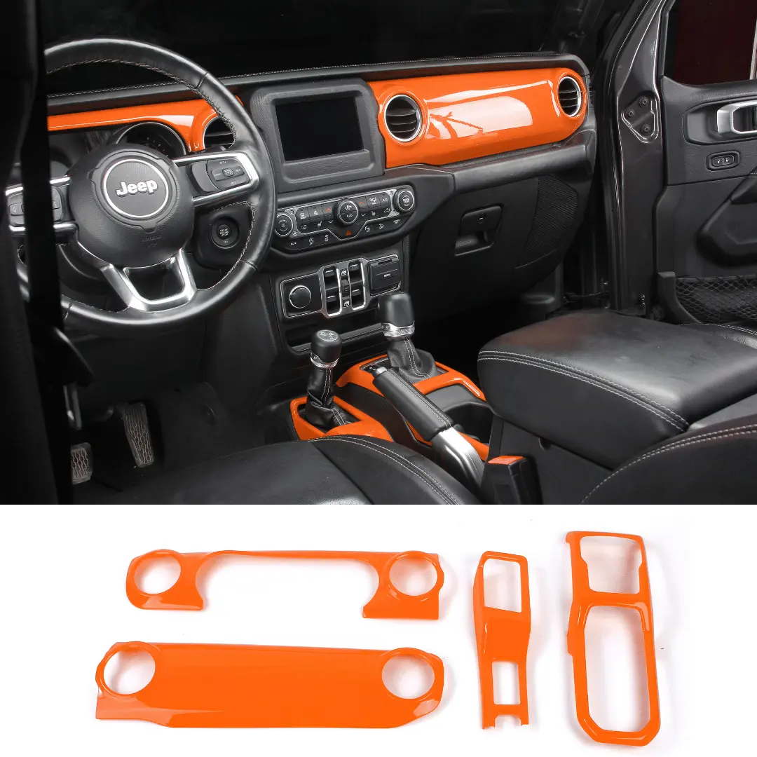 For 2018-2023 Jeep Wrangler JL & Gladiator JT Dashboard Gear Shift Panel Trim Cover - Image 10
