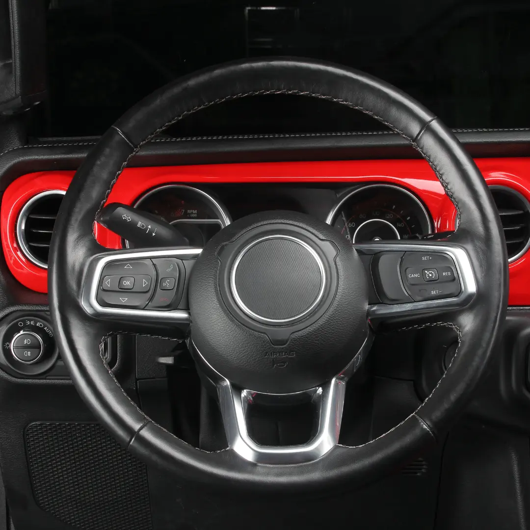 For 2018-2023 Jeep Wrangler JL & Gladiator JT Dashboard Gear Shift Panel Trim Cover - Image 4