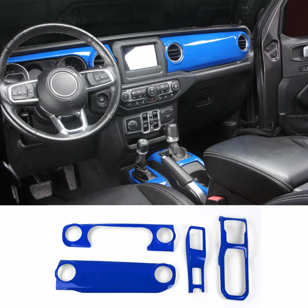 For 2018-2023 Jeep Wrangler JL & Gladiator JT Dashboard Gear Shift Panel Trim Cover - Image 6