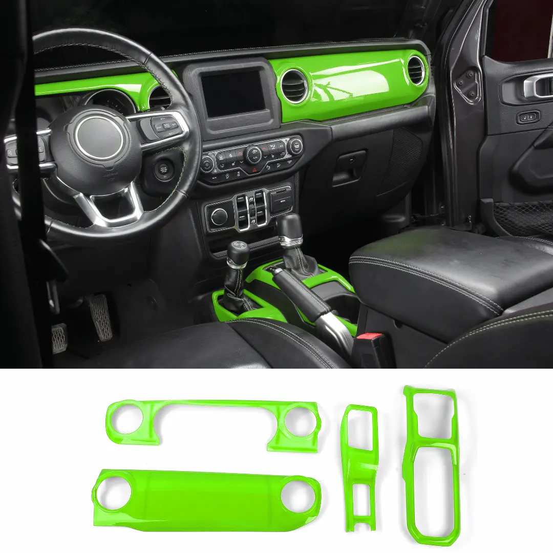 For 2018-2023 Jeep Wrangler JL & Gladiator JT Dashboard Gear Shift Panel Trim Cover - Image 7