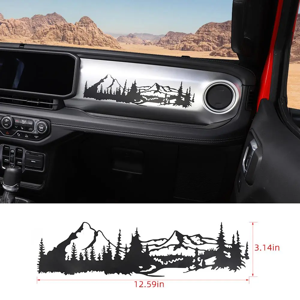 For 2018+ Jeep Wrangler JL & Gladiator JT Dashboard Decal Decorative Stickers - Image 8