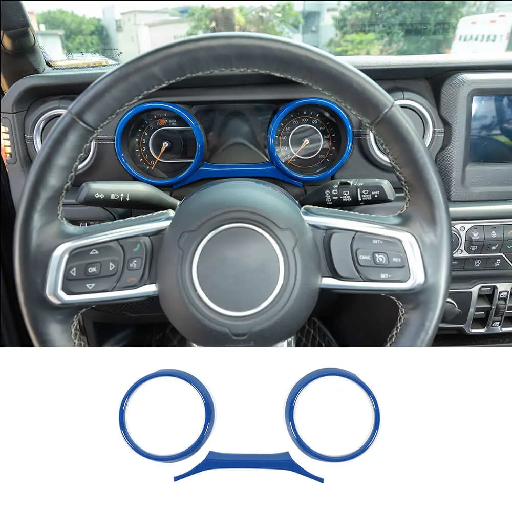 For 2018-2023 Jeep Wrangler JL JLU & Gladiator JT Dashboard Frame Trim Bezel - Image 11