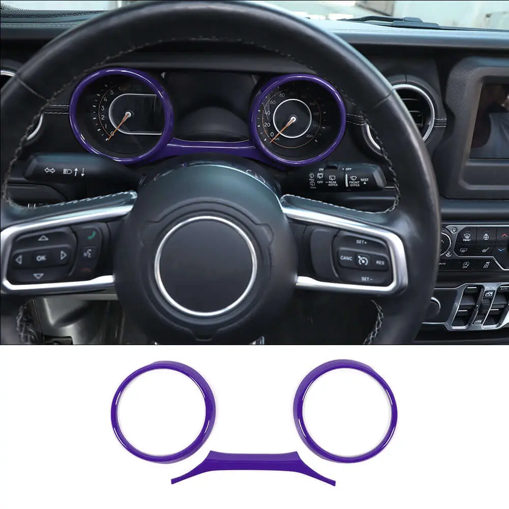 For 2018-2023 Jeep Wrangler JL JLU & Gladiator JT Dashboard Frame Trim Bezel - Image 15