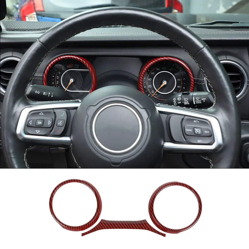 For 2018-2023 Jeep Wrangler JL JLU & Gladiator JT Dashboard Frame Trim Bezel - Image 16