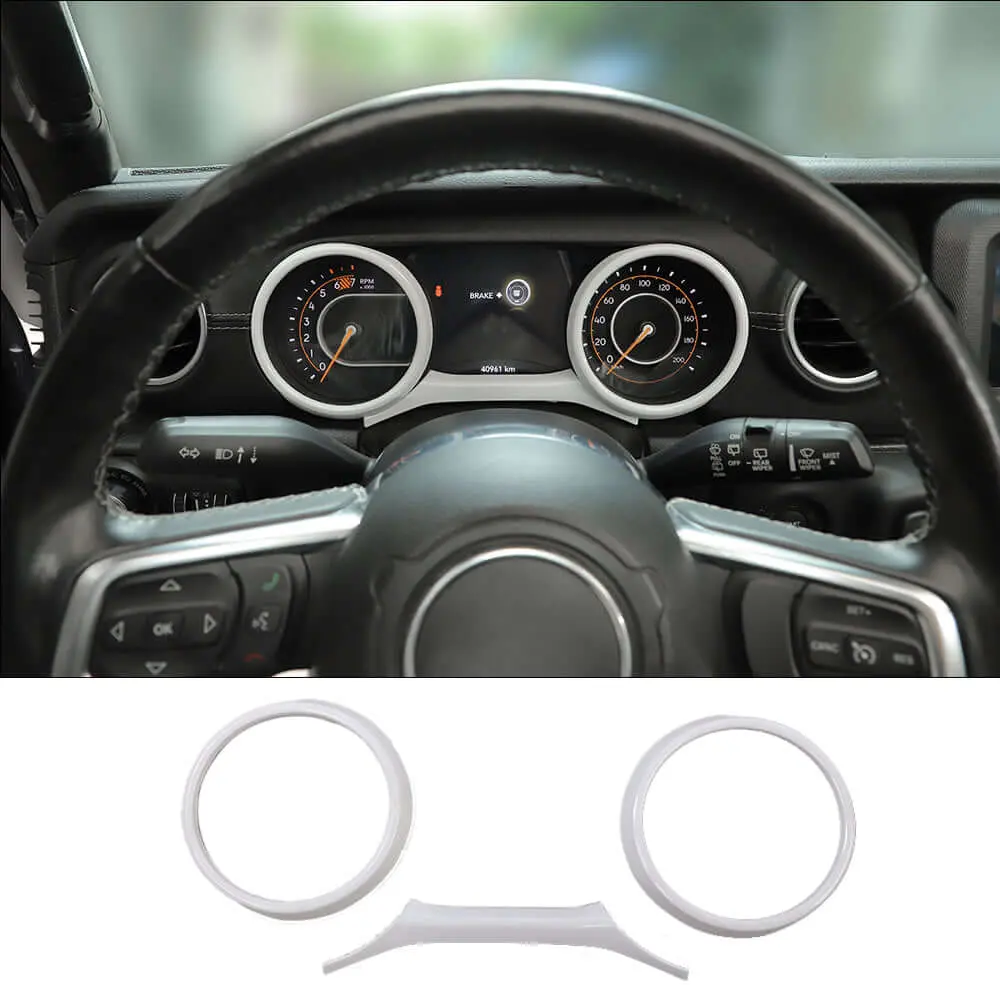 For 2018-2023 Jeep Wrangler JL JLU & Gladiator JT Dashboard Frame Trim Bezel - Image 18