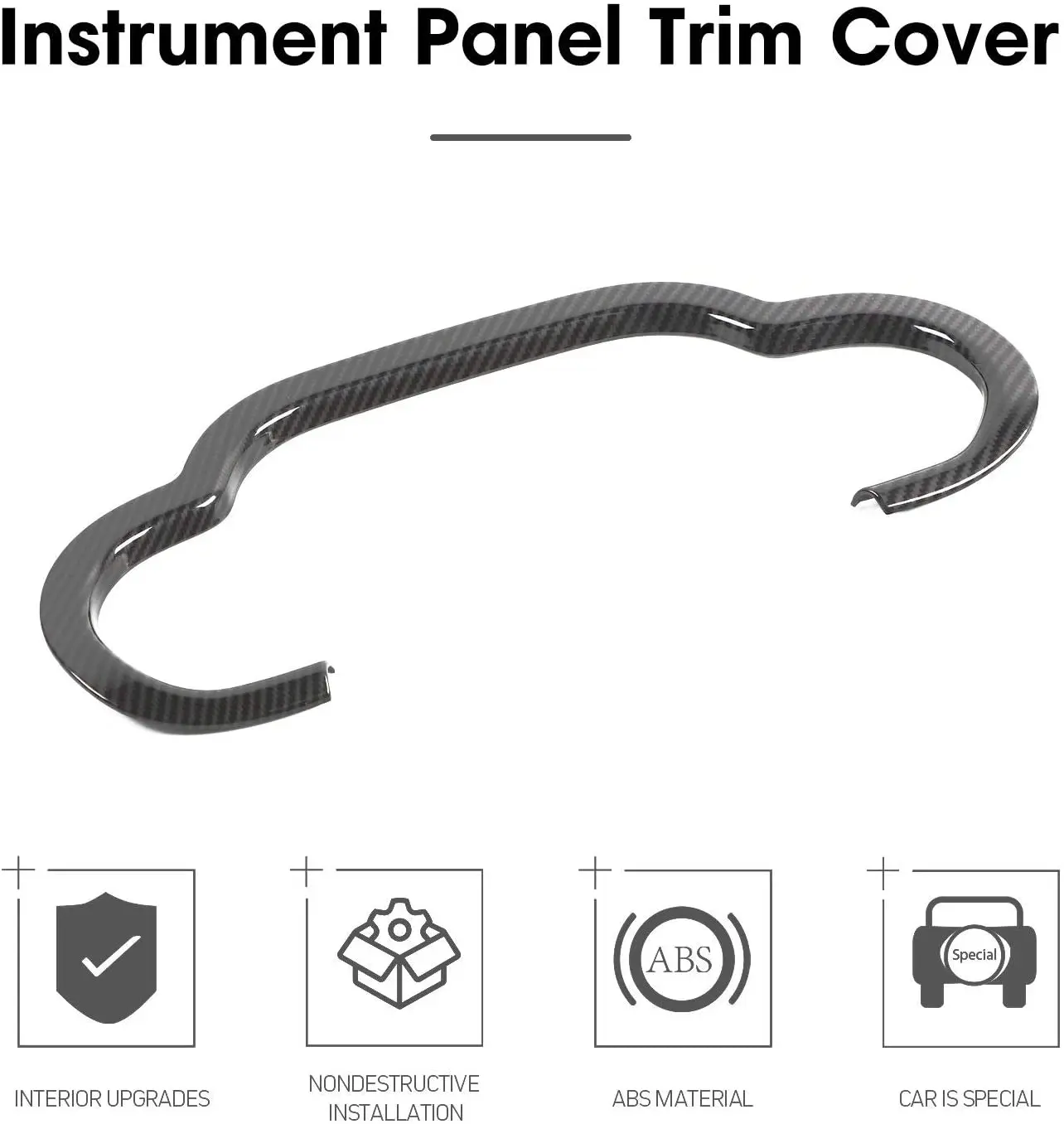 For 2007-2010 Jeep Wrangler JK JKU Dashboard Instrument Panel Trim - Image 6