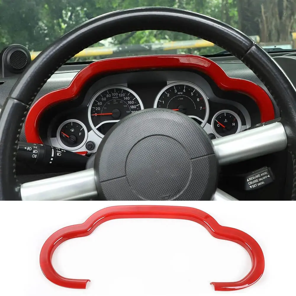 For 2007-2010 Jeep Wrangler JK JKU Dashboard Instrument Panel Trim - Image 7
