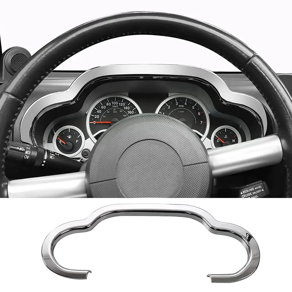 For 2007-2010 Jeep Wrangler JK JKU Dashboard Instrument Panel Trim - Image 8