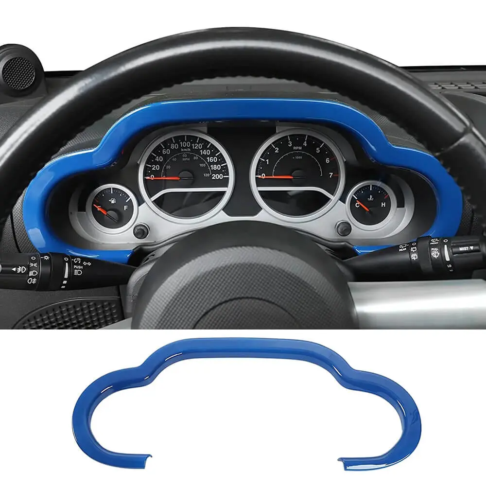 For 2007-2010 Jeep Wrangler JK JKU Dashboard Instrument Panel Trim - Image 9