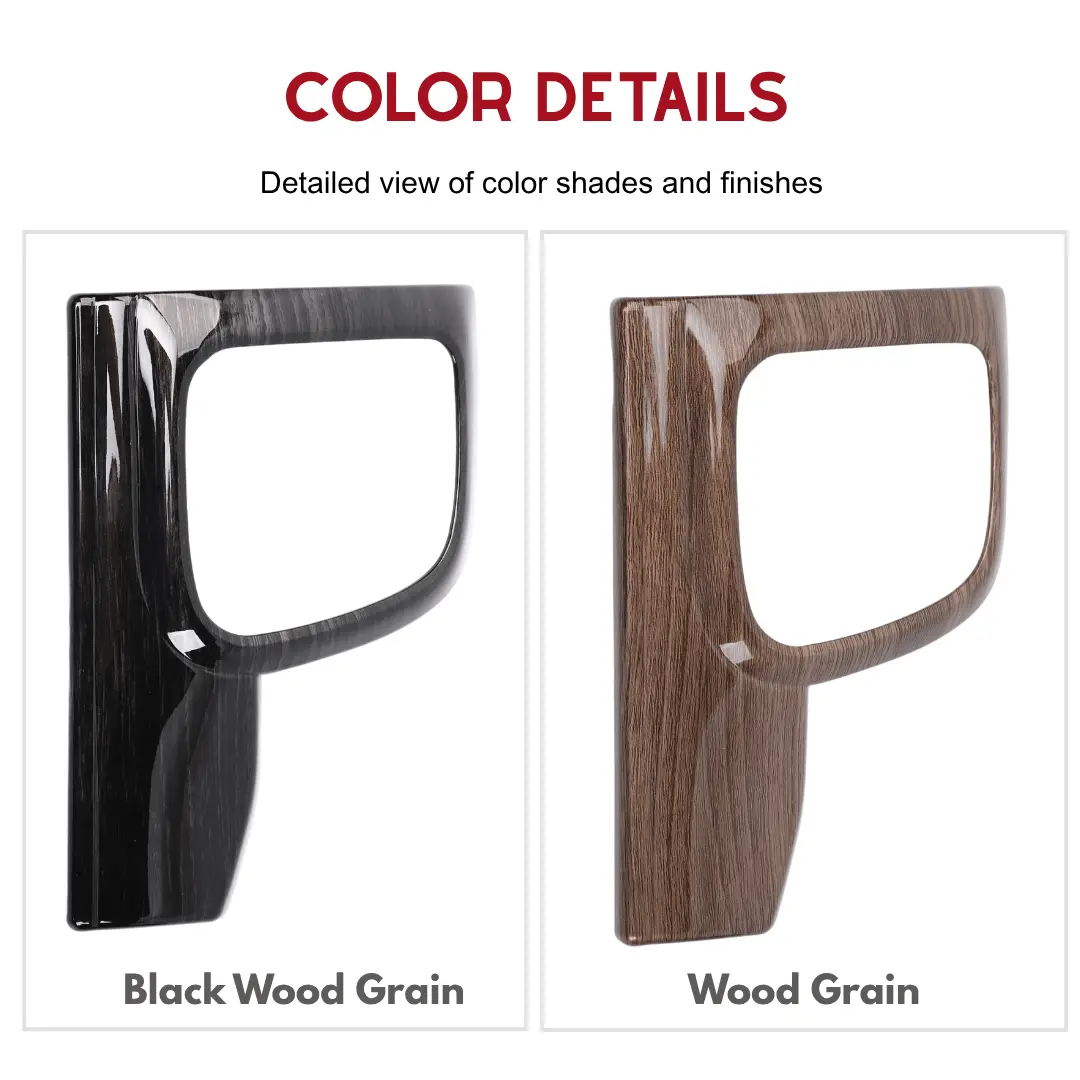 For 2014-2021 Jeep Grand Cherokee WK2 Dashboard Panel Trim & Door Handle Cover Kit(The Color Is Different From The Factory Wood Grain) - Image 8