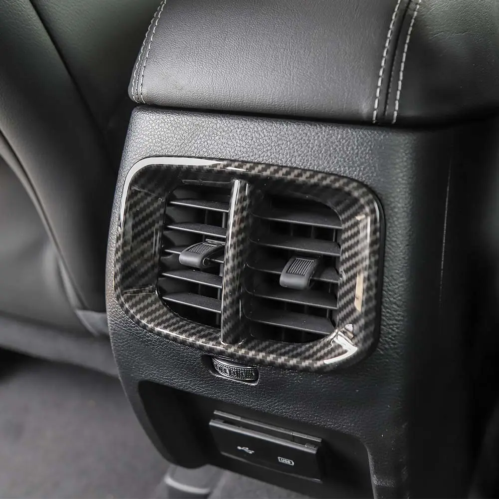 For 2019+ Jeep Cherokee Dashboard Side & Rear Air Vent Outlet Cover Trim Bezels - Image 5