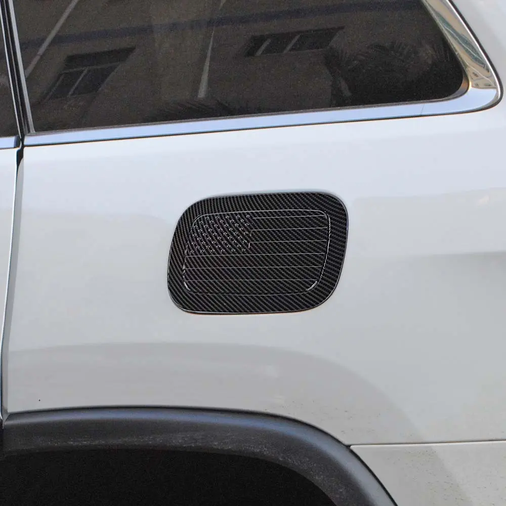 For 2011-2021 Jeep Grand Cherokee WK2 Door Gas Cap Fuel Tank Cover Trim - Image 2