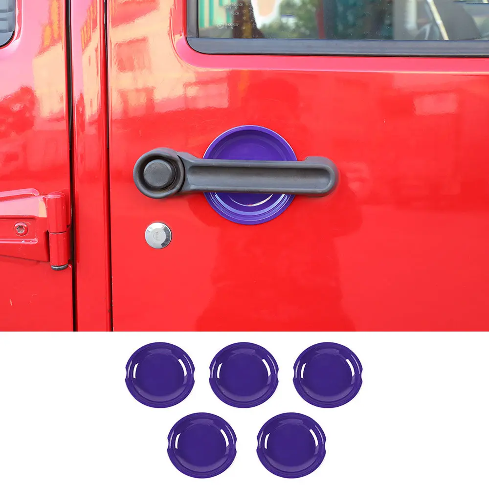 For 2007-2018 Jeep Wrangler JK JKU Door Handle Bowl Cover Trim - Image 17