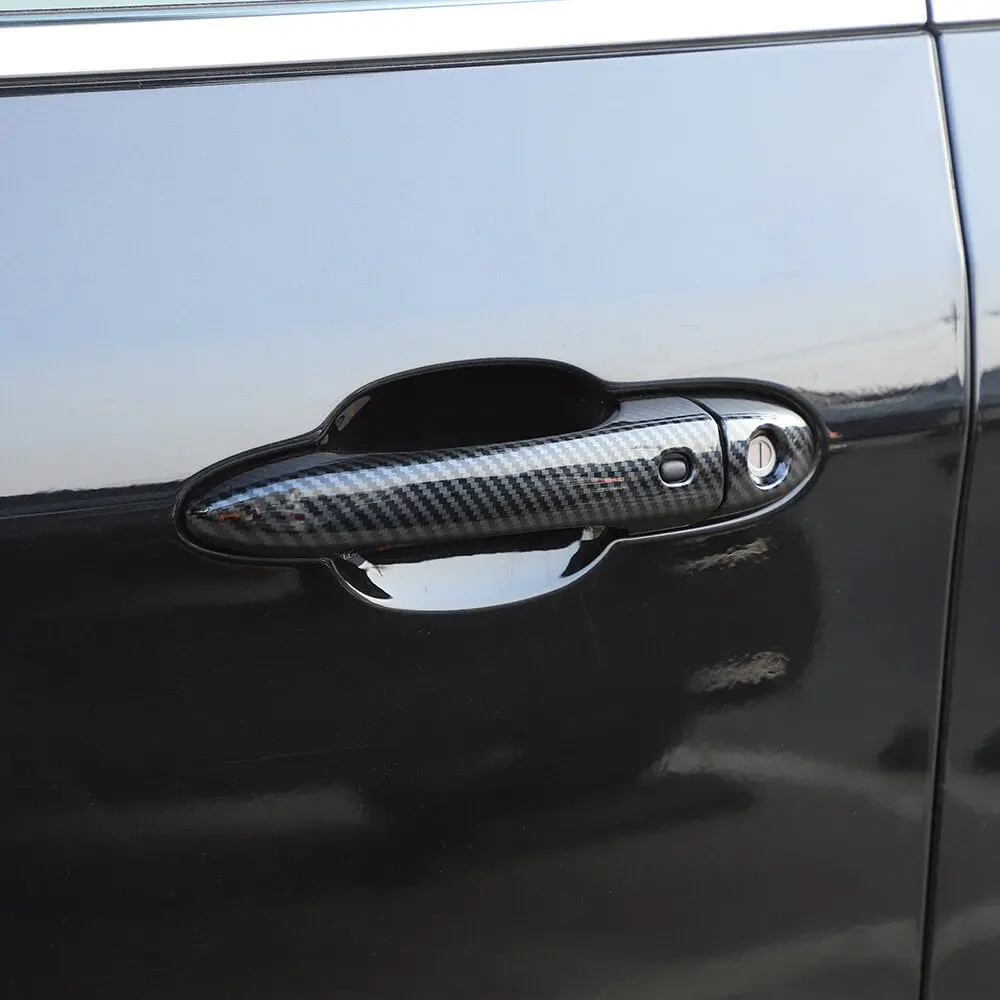For Jeep 2014+ Cherokee / 2017-2025 Compass Door Handle Cover Trim - Image 2