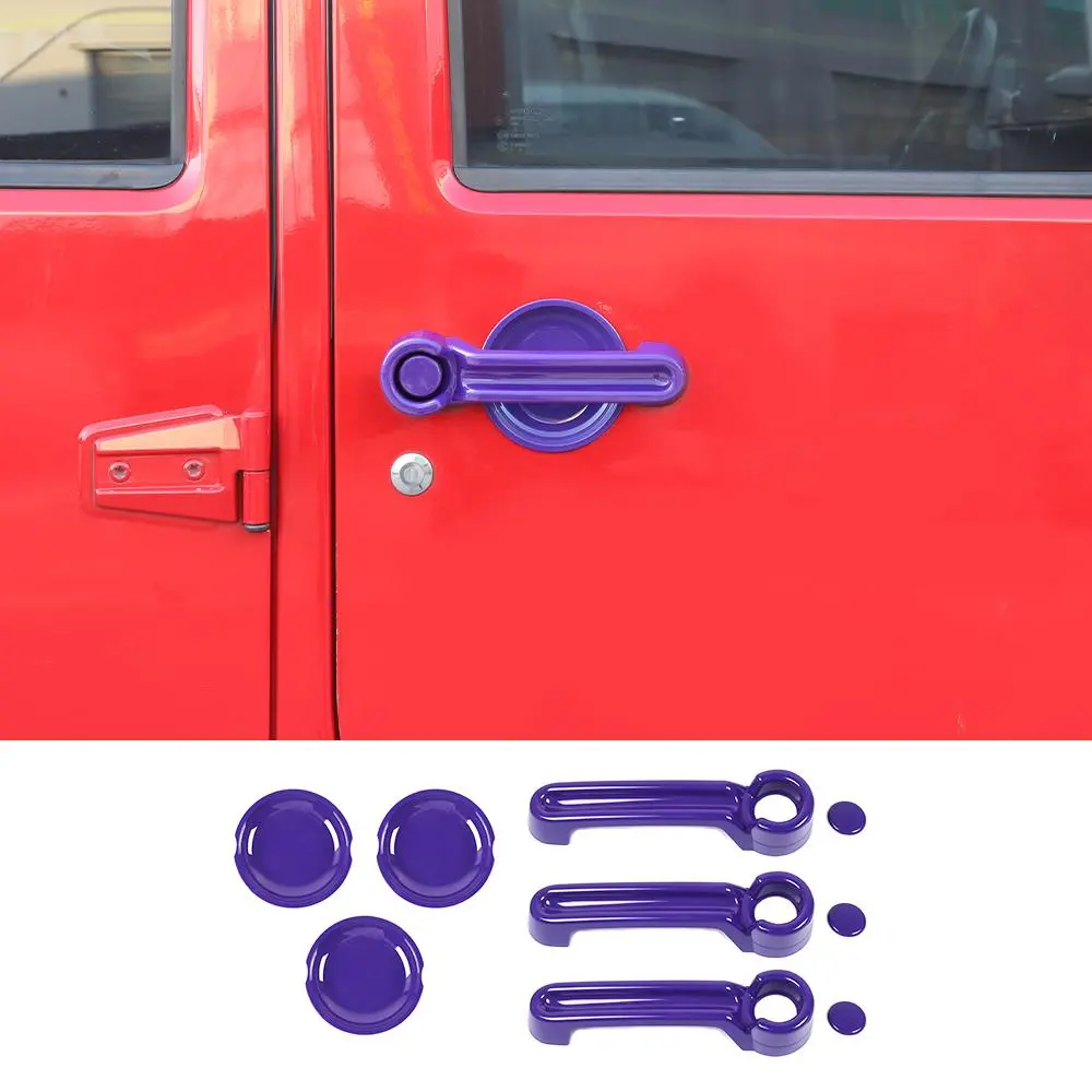 For 2007-2018 Jeep Wrangler JK 2-Door Door Handle Trim & Handles Bowl Decor Cover